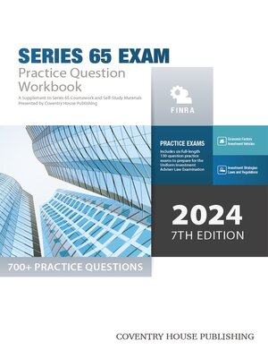 cover image of Series 65 Exam Practice Question Workbook